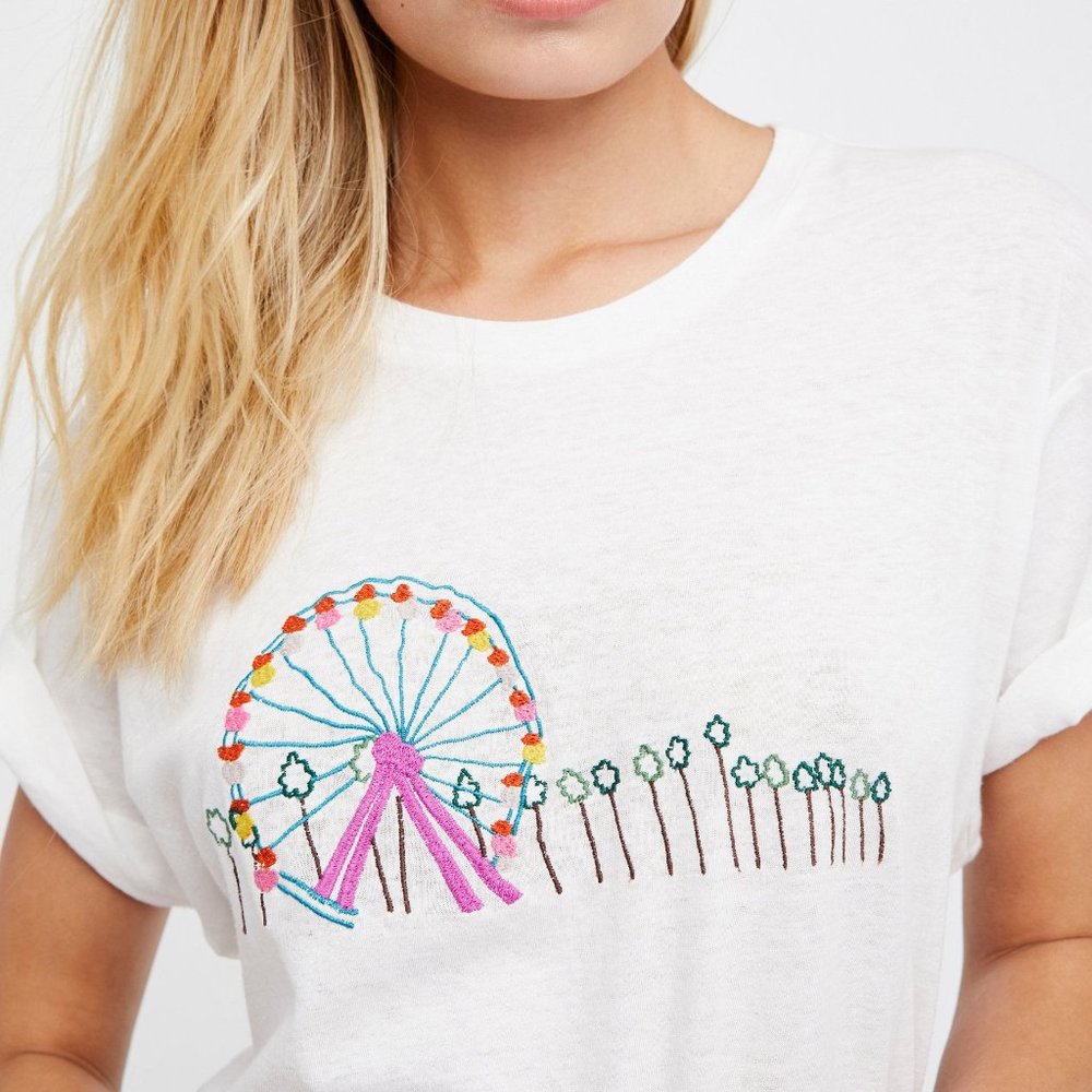 Free People Banner Day Graphic Tee